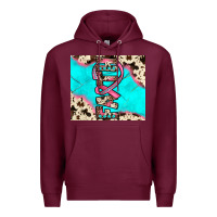 Burgundy faith Premium Hoodie - JahusDesignShop