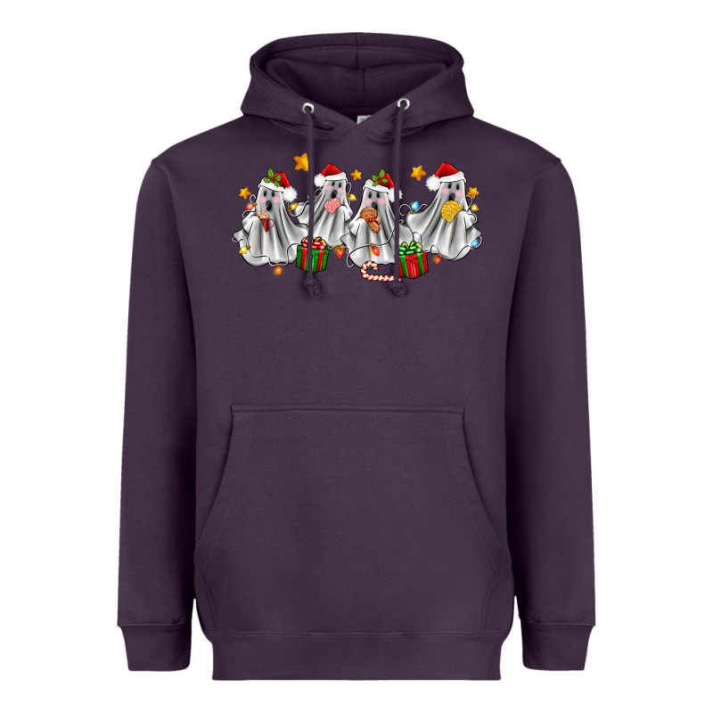 Pantasmas Ghost Christmas Heavyweight Hoodie by Zillion Design Studio | Teevron