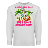 Dove Grey i might text back Premium Sweatshirt - texasbilliewilder