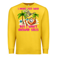 Lemon i might text back Premium Sweatshirt - texasbilliewilder