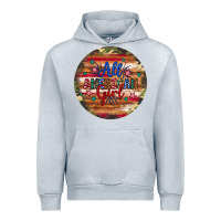Heather Grey all american girl Urban Hoodie - Artiststas