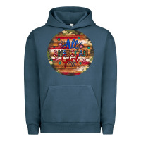 Pigment Midnight Navy all american girl Urban Hoodie - Artiststas