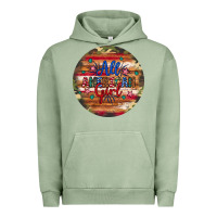 Pigment Oil Green all american girl Urban Hoodie - Artiststas
