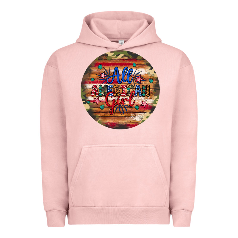 All American Girl Urban Hoodie by Artiststas | Teevron