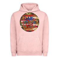 Pigment Salmon all american girl Urban Hoodie - Artiststas