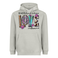 Moon Dust western let all that you do be done in love with g Heavyweight Hoodie - texasbilliewilder