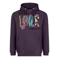 Plum western let all that you do be done in love with g Heavyweight Hoodie - texasbilliewilder