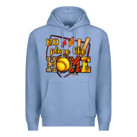 Colony Blue no place like home softball Premium Hoodie - Jasminsmagicworld