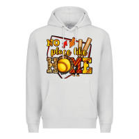 Dove Grey no place like home softball Premium Hoodie - Jasminsmagicworld