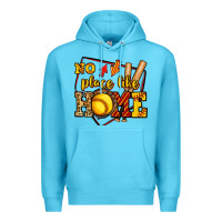 Ocean Blue no place like home softball Premium Hoodie - Jasminsmagicworld