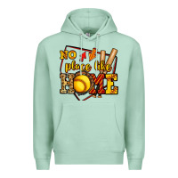 Seafoam no place like home softball Premium Hoodie - Jasminsmagicworld