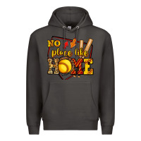 Smoke no place like home softball Premium Hoodie - Jasminsmagicworld