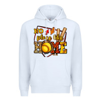 White no place like home softball Premium Hoodie - Jasminsmagicworld