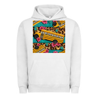Pigment Lunar Rock school bus and leopar seamless pattern Urban Hoodie - BundleAndBundleShop