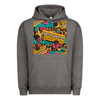 Pigment Tornado school bus and leopar seamless pattern Urban Hoodie - BundleAndBundleShop