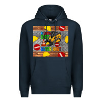 Navy skidsteer tumbler Premium Hoodie - Artiststas