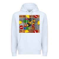 White skidsteer tumbler Premium Hoodie - Artiststas
