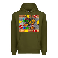 Army Green skidsteer tumbler Premium Hoodie - Artiststas