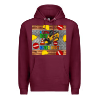 Burgundy skidsteer tumbler Premium Hoodie - Artiststas