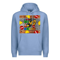Colony Blue skidsteer tumbler Premium Hoodie - Artiststas