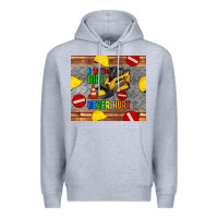 Heather Grey skidsteer tumbler Premium Hoodie - Artiststas