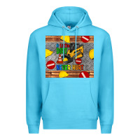 Ocean Blue skidsteer tumbler Premium Hoodie - Artiststas