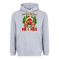 Heather Grey our first christmas as mr and mrs Heavyweight Hoodie - Zillion Design Studio