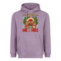 Lavender our first christmas as mr and mrs Heavyweight Hoodie - Zillion Design Studio