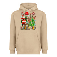 Mushroom north pole reindeer farm Heavyweight Hoodie - Zillion Design Studio