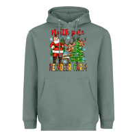 Sage north pole reindeer farm Heavyweight Hoodie - Zillion Design Studio
