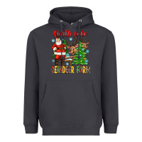 Smoke north pole reindeer farm Heavyweight Hoodie - Zillion Design Studio