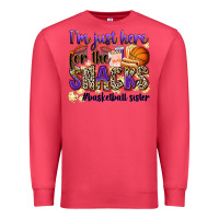 Cardinal i'm just here for the snacks #basketball sister Premium Sweatshirt - Zillion Design Studio