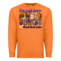 Carrot i'm just here for the snacks #basketball sister Premium Sweatshirt - Zillion Design Studio