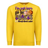 Lemon i'm just here for the snacks #basketball sister Premium Sweatshirt - Zillion Design Studio