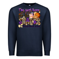 Navy i'm just here for the snacks #basketball sister Premium Sweatshirt - Zillion Design Studio