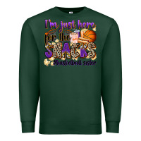 Sports Green i'm just here for the snacks #basketball sister Premium Sweatshirt - Zillion Design Studio