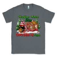 Charcoal Heather christmas wishes gingerbread kisses Classic Tee - FaDigitalArtStudio