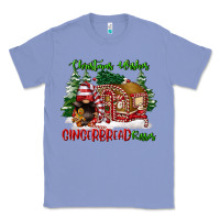Colony Blue christmas wishes gingerbread kisses Classic Tee - FaDigitalArtStudio