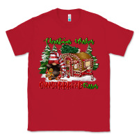 Red christmas wishes gingerbread kisses Classic Tee - FaDigitalArtStudio