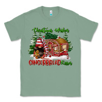 Sage christmas wishes gingerbread kisses Classic Tee - FaDigitalArtStudio