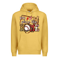 Antique Gold no place like home baseball Premium Hoodie - Jasminsmagicworld