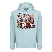 Blue Mist no place like home baseball Premium Hoodie - Jasminsmagicworld