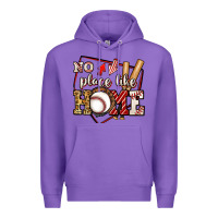 Purple no place like home baseball Premium Hoodie - Jasminsmagicworld
