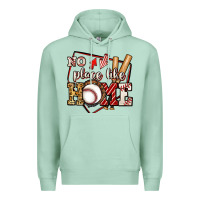 Seafoam no place like home baseball Premium Hoodie - Jasminsmagicworld