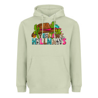 Matcha yeehaws and hellnaws Heavyweight Hoodie - texasbilliewilder