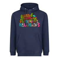 Navy yeehaws and hellnaws Heavyweight Hoodie - texasbilliewilder