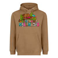 Toasted Coconut yeehaws and hellnaws Heavyweight Hoodie - texasbilliewilder