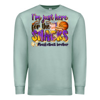 Seafoam i'm just here for the snacks #basketball brother Premium Sweatshirt - Zillion Design Studio