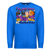 True Royal i'm just here for the snacks #basketball brother Premium Sweatshirt - Zillion Design Studio