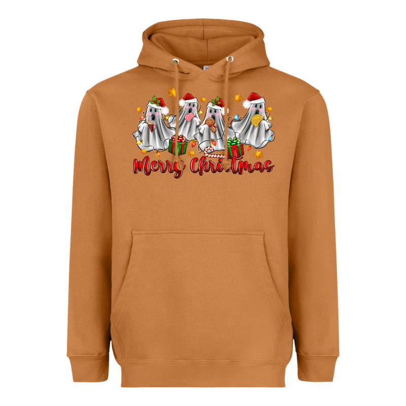 Merry Christmas Pantasmas Ghost Christmas Heavyweight Hoodie by Zillion Design Studio | Teevron